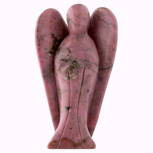 Rhodonite Crystal Angel | 10cm