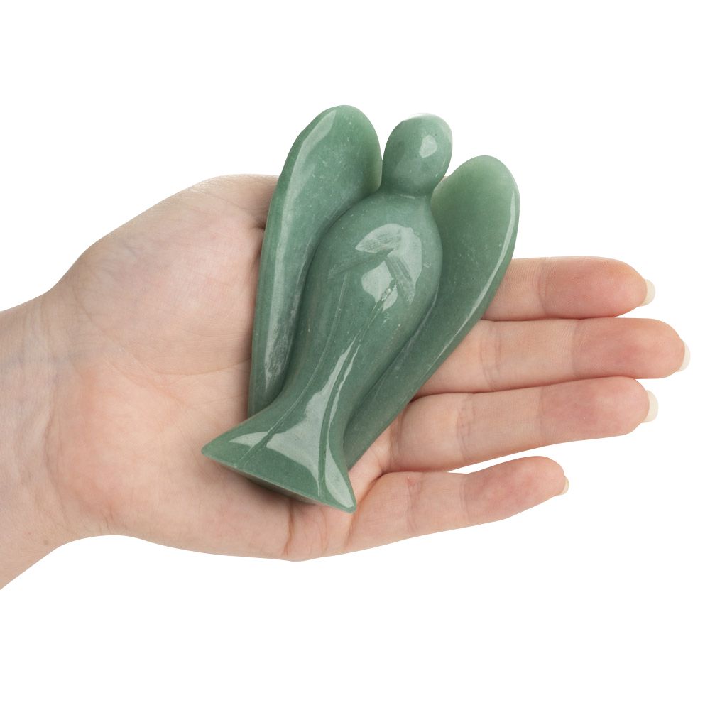 Green Aventurine Crystal Angel | 10cm