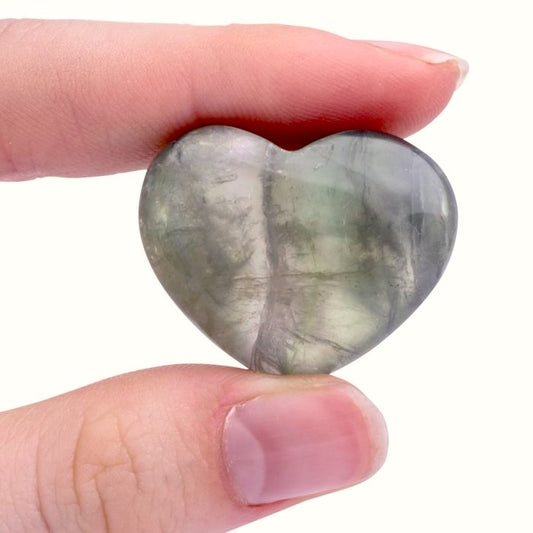 Fluorite Mini Crystal Heart
