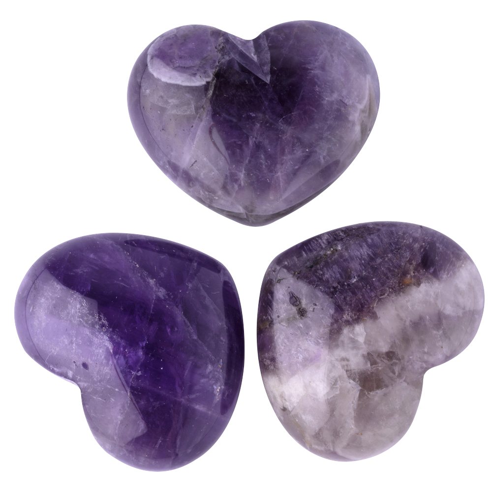 Amethyst Mini Crystal Heart - Crystal Nest