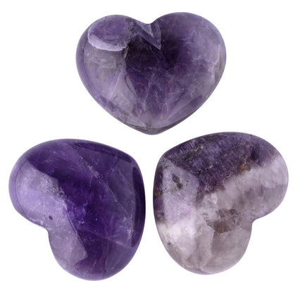 Amethyst Mini Crystal Heart - Crystal Nest