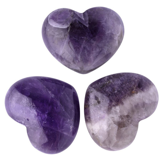 Amethyst Mini Crystal Heart - Crystal Nest