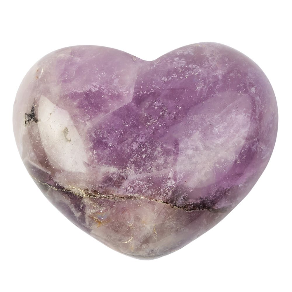 Amethyst Mini Crystal Heart - Crystal Nest
