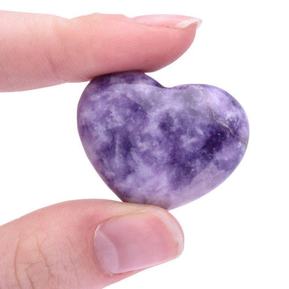 Lepidolite Mini Crystal Heart - Crystal Nest