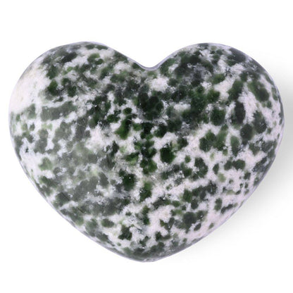 Snake Dragon Jade Mini Crystal Heart - Crystal Nest