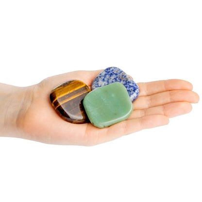 7 Chakra Smooth Stones Set - Crystal Nest