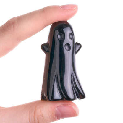 Black Obsidian Mini Ghost