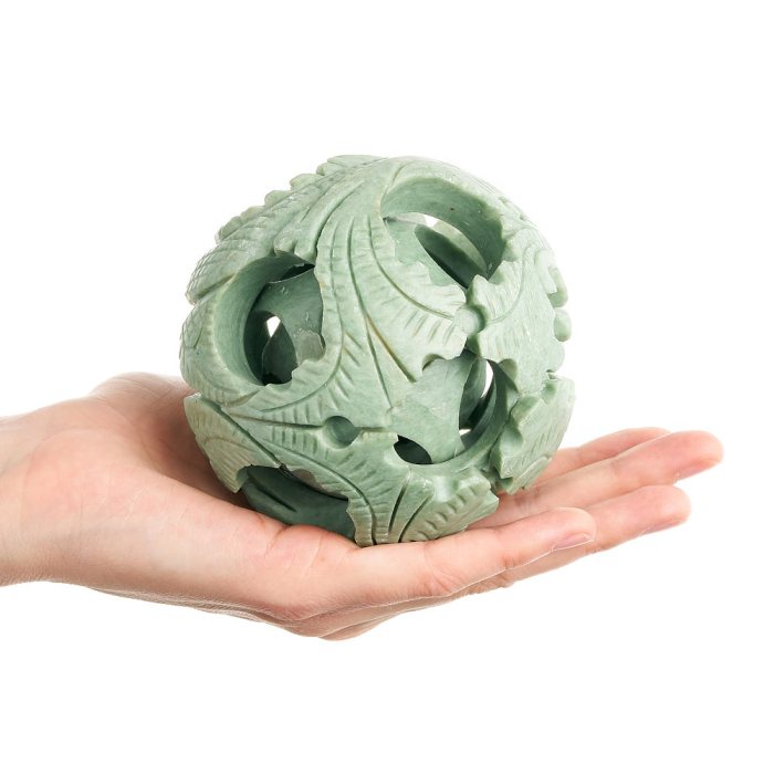 Serpentine Dragon Sphere on Stand | Protection, Power & Energy Flow