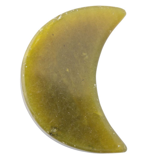 Olive Jade Mini Crystal Moon