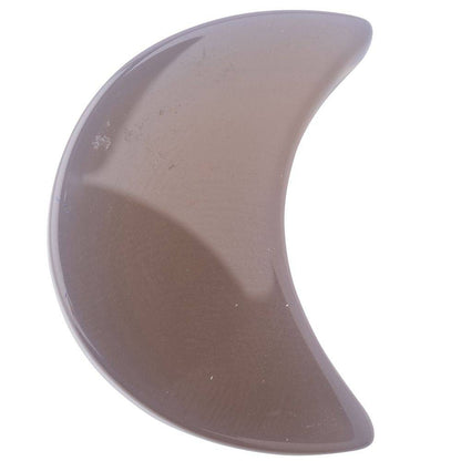 Grey Agate Mini Crystal Moon - Crystal Nest