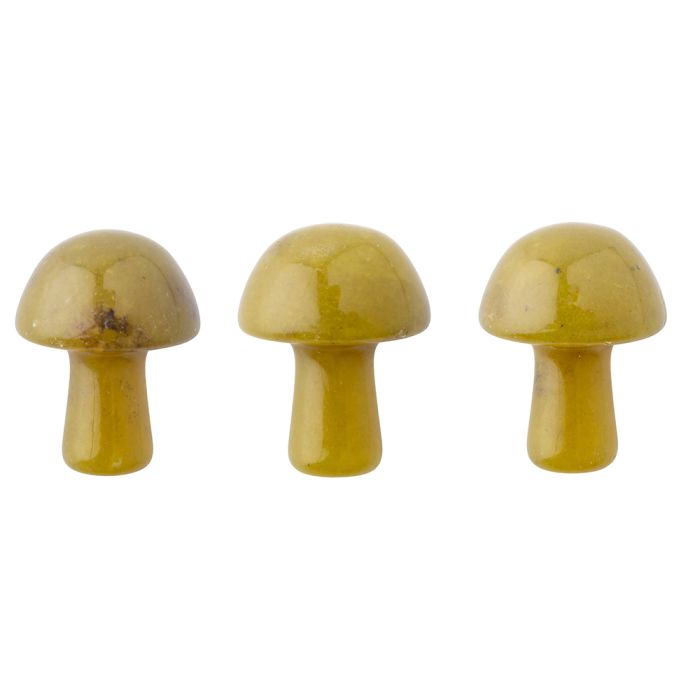 Olive Jade Mini Crystal Mushroom