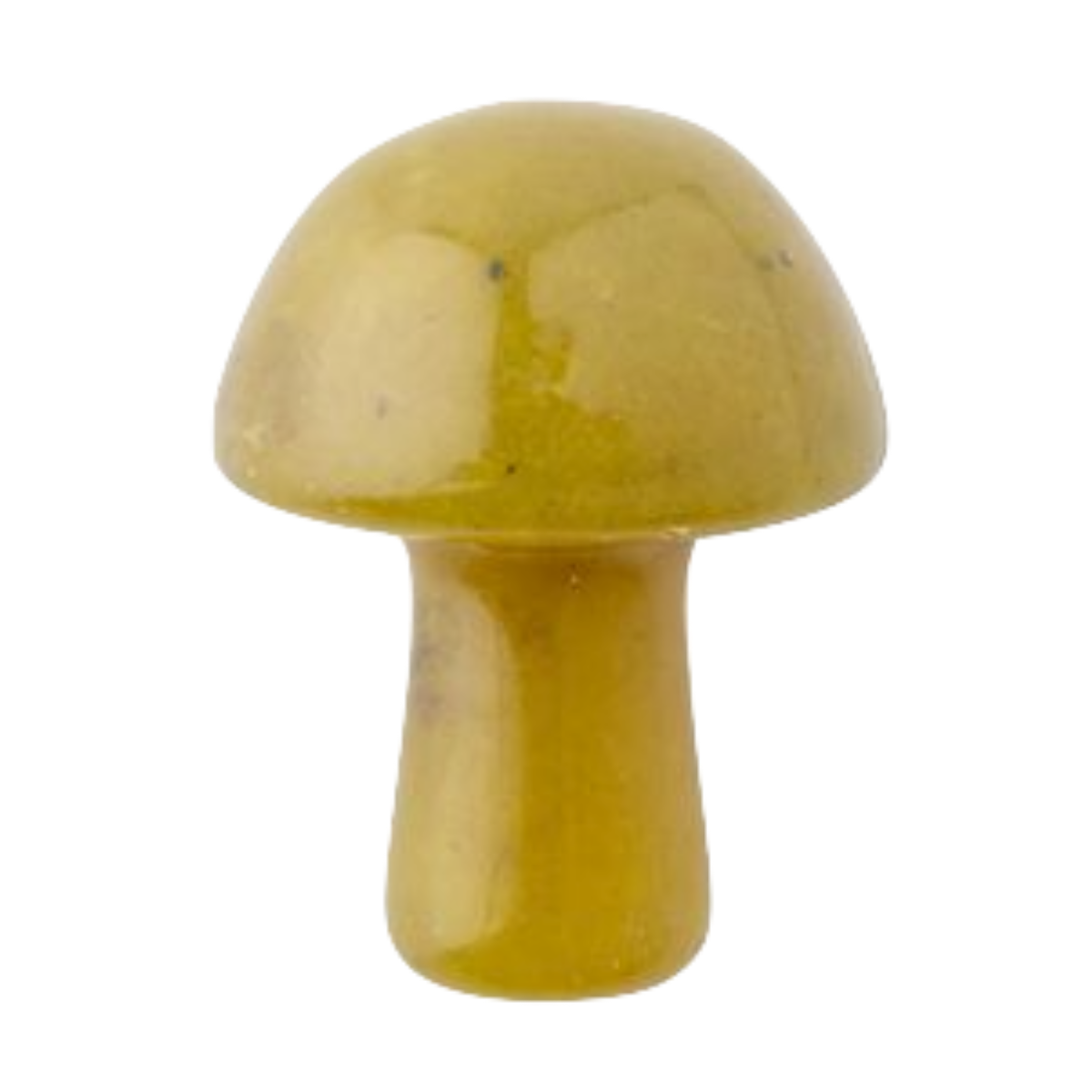 Olive Jade Mini Crystal Mushroom