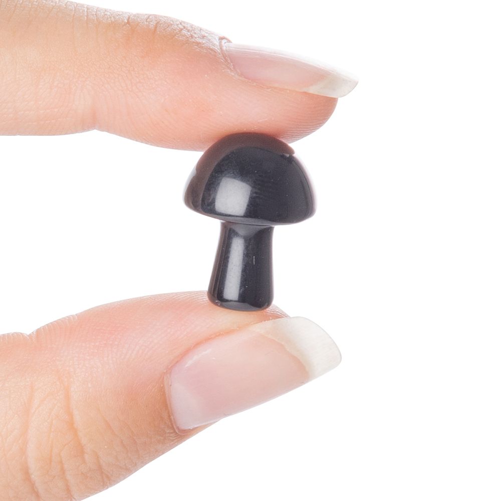 Black Obsidian Mini Crystal Mushroom