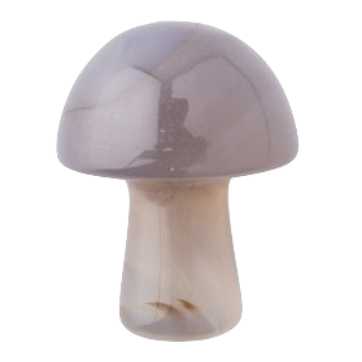Grey Agate Mini Crystal Mushroom - Crystal Nest