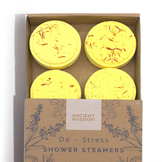 De-Stress Shower Steamers | Relaxing Aromatherapy | Set of 4