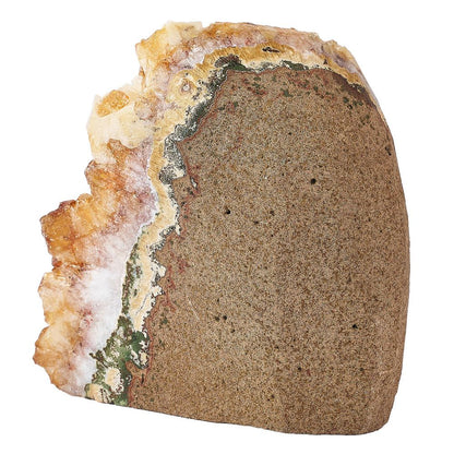 Citrine Crystal Druze Cut Base | Large - Crystal Nest