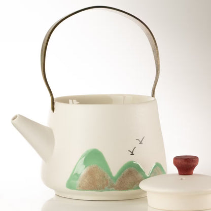 Japanese Tea Ceremony Set | Ceramic Teapot & Cup Gift Set