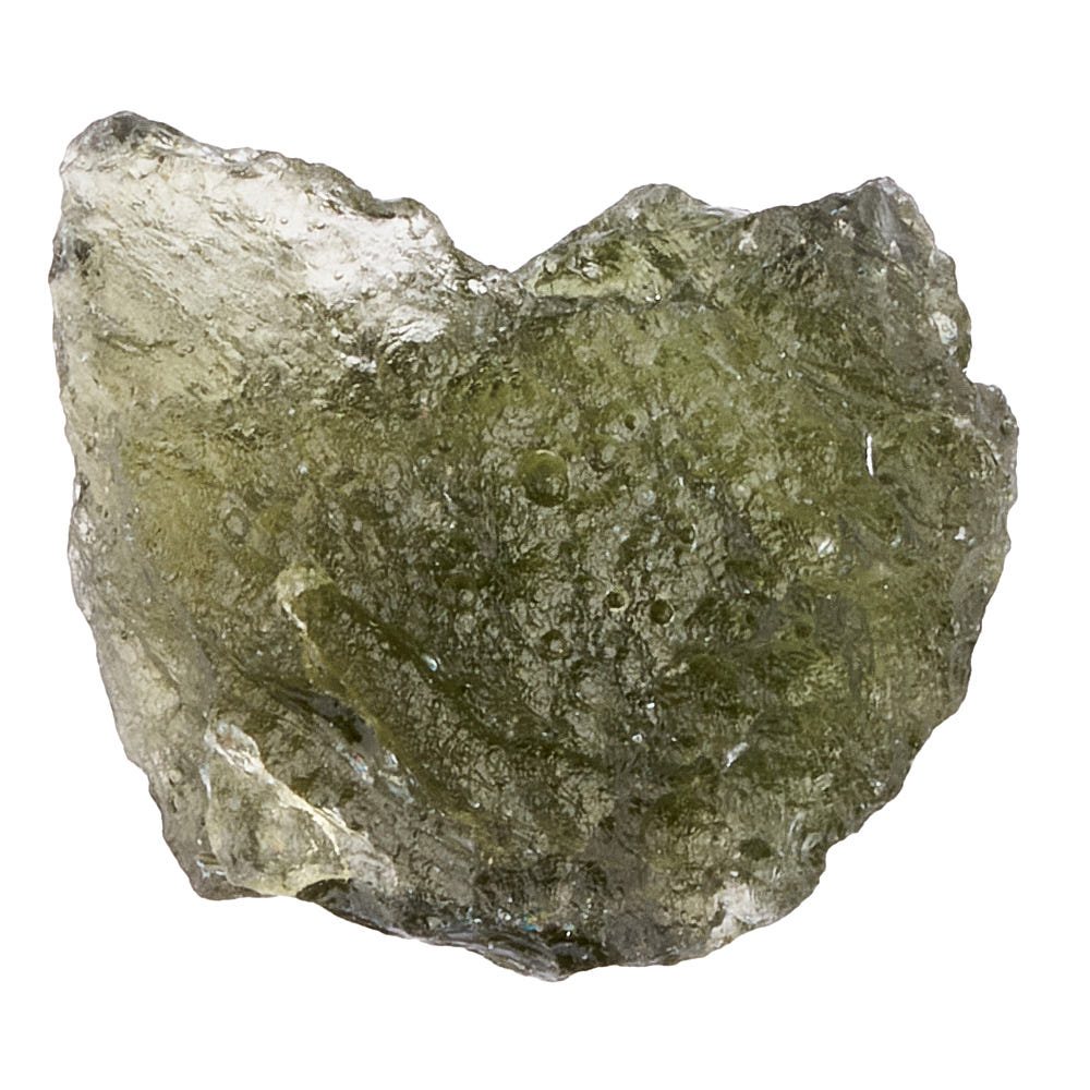 Moldavite Rough Crystal (1.0–1.2g) | Czech Tektite