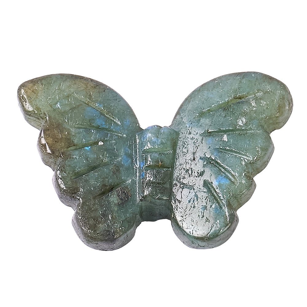 Labradorite Crystal Butterfly | Transformation & Protection Gemstone - Crystal Nest