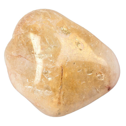 Citrine Aura Tumblestone | Medium - Crystal Nest
