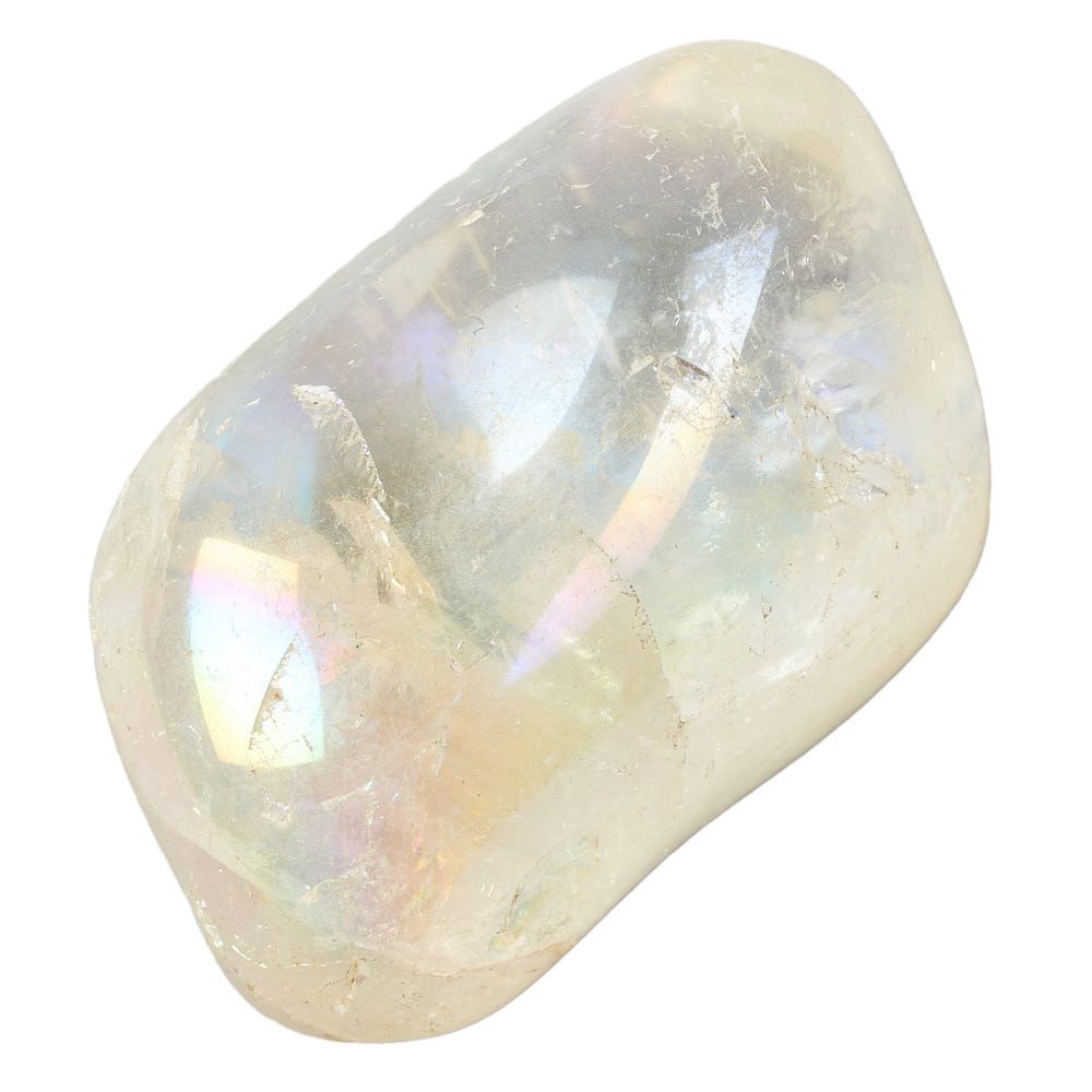 Citrine Aura Tumblestone | Medium - Crystal Nest