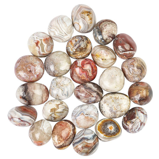 Crazy Lace Agate Tumblestone - Medium - Crystal Nest