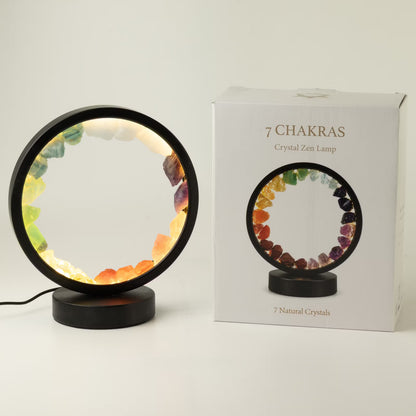 Rainbow Chakra Crystal Halo USB Lamp