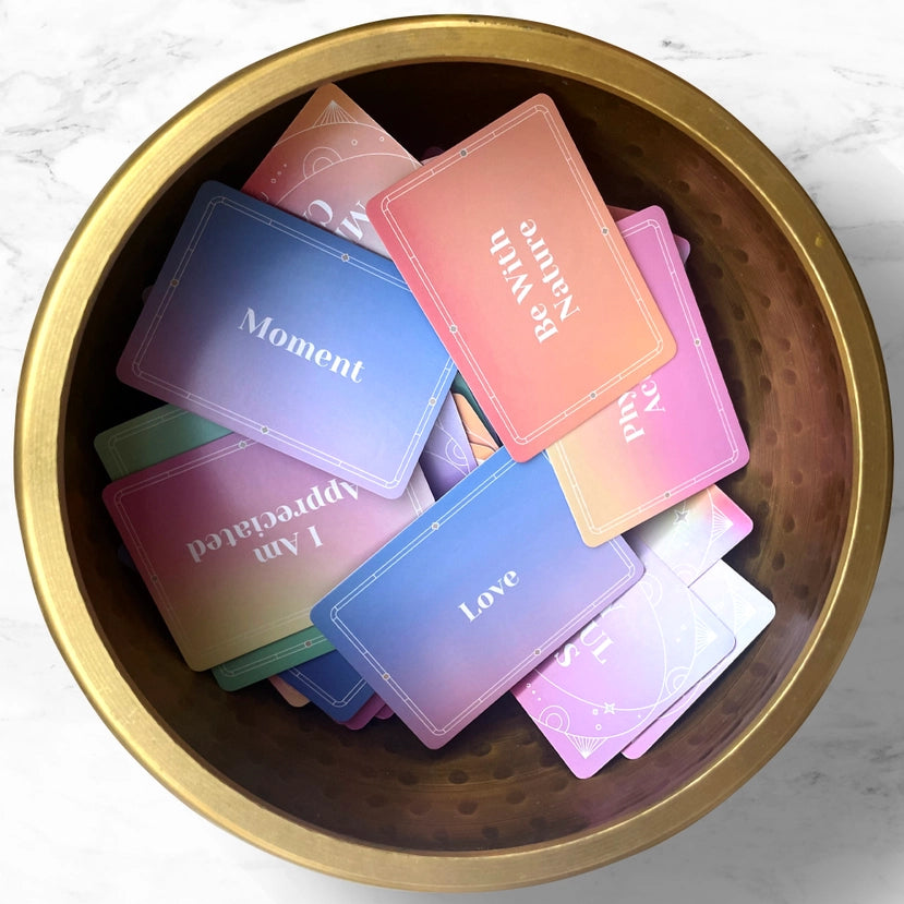 Daily Guidance Cards | Mindfulness & Self-Discovery Deck - Crystal Nest