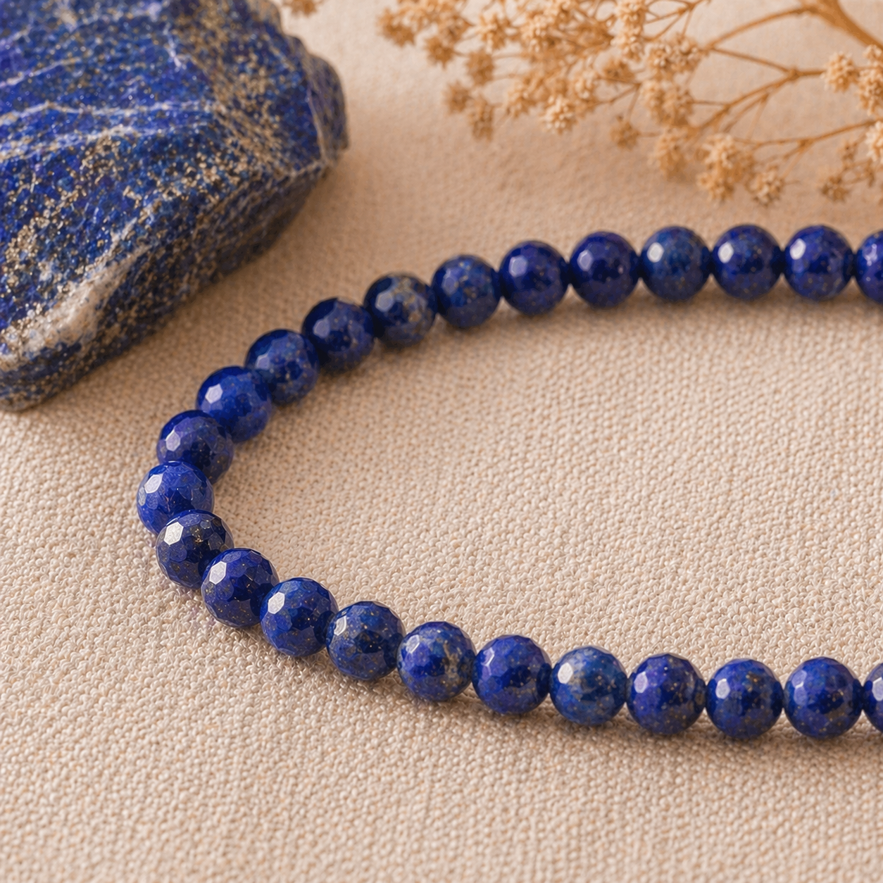 Speak Your Truth | Lapis Lazuli Energy Bracelet (4mm) - Crystal Nest