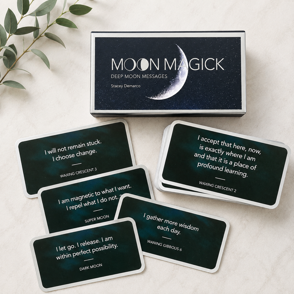 Moon Magick Deep Moon Messages | Lunar Affirmation Cards