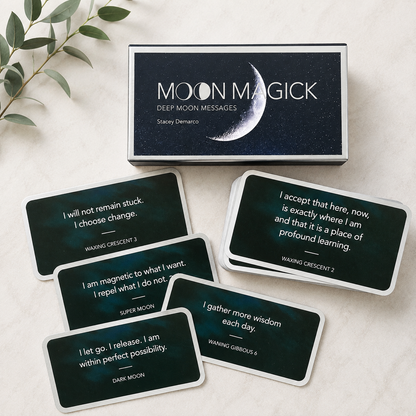 Moon Magick Deep Moon Messages | Lunar Affirmation Cards