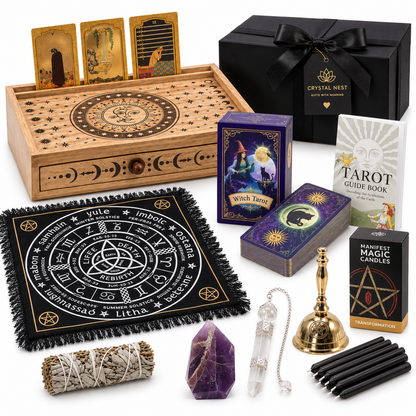 The Witch's Altar Ritual | Luxury Tarot & Divination Gift Set