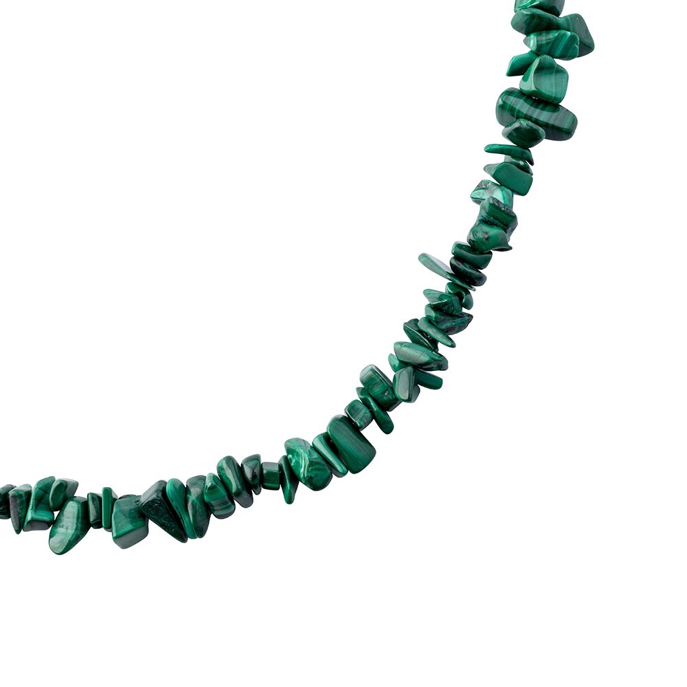 Malachite Crystal Chip Necklace - Crystal Nest