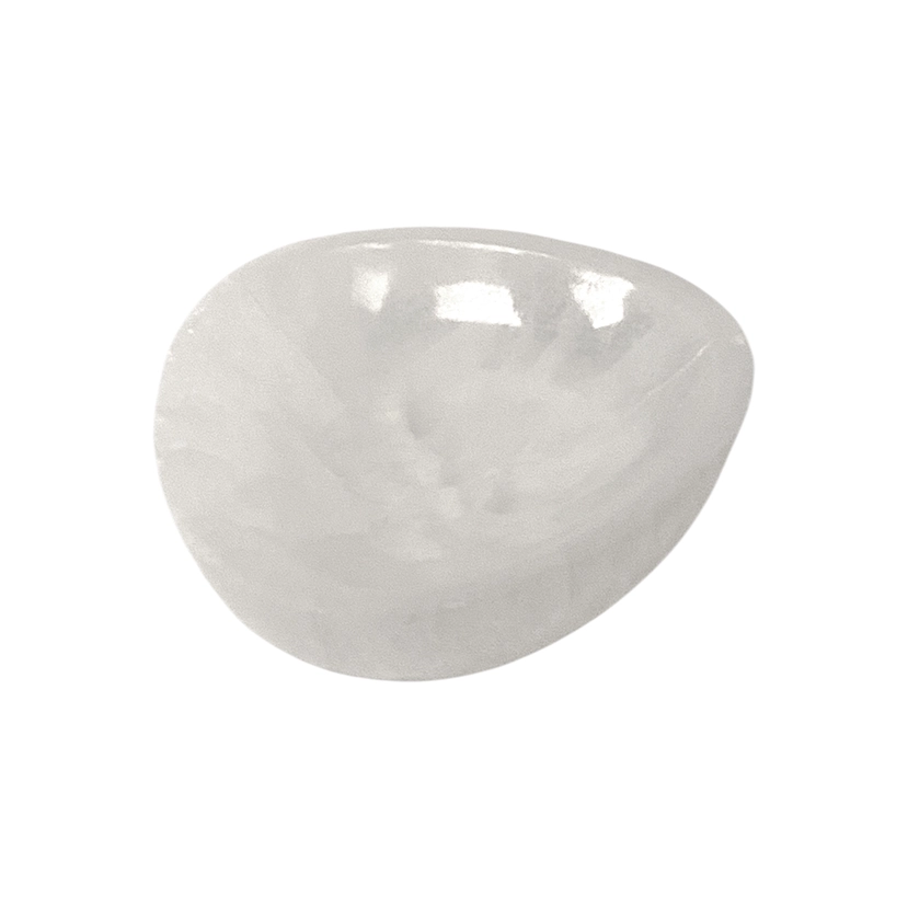 Triangular Selenite Crystal Charging Bowl | Medium - Crystal Nest