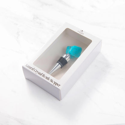 Crystal Bottle Stoppers | Gemstone Wine & Oil Bottle Toppers - Crystal Nest