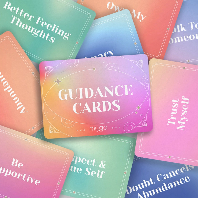 Daily Guidance Cards | Mindfulness & Self-Discovery Deck - Crystal Nest