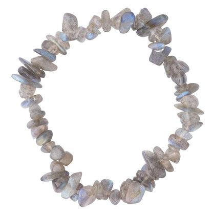 Labradorite Crystal Chip Bracelet