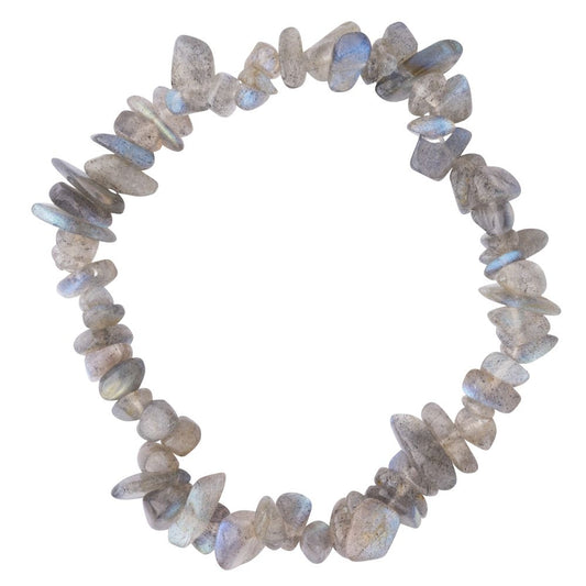 Labradorite Crystal Chip Bracelet