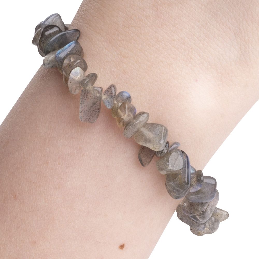 Labradorite Crystal Chip Bracelet