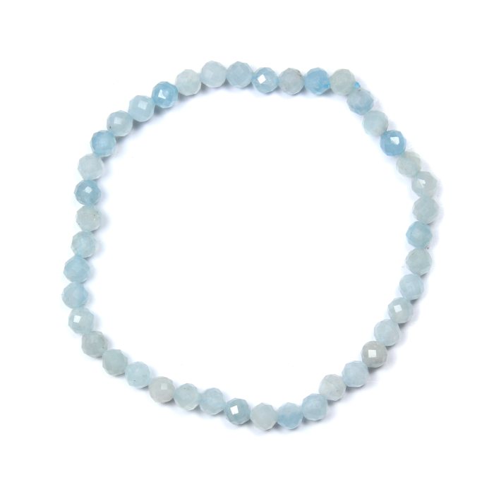 Flow With Ease | Aquamarine Energy Bracelet (4mm) - Crystal Nest