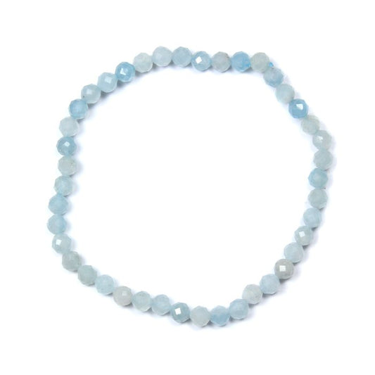 Flow With Ease | Aquamarine Energy Bracelet (4mm) - Crystal Nest