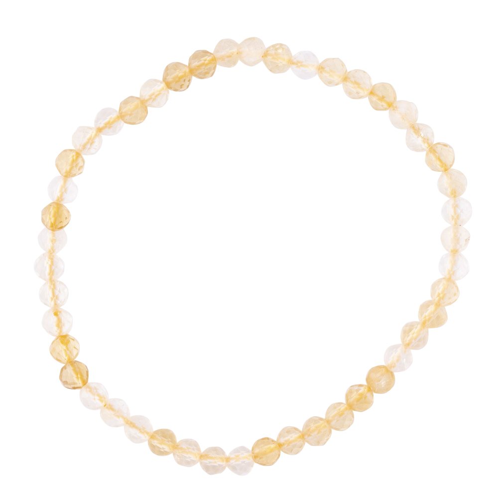 Attract Abundance | Citrine Energy Bracelet (4mm) - Crystal Nest