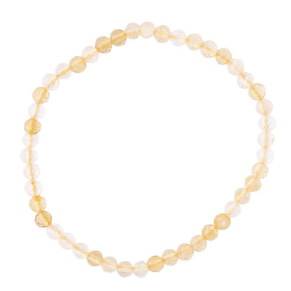 Attract Abundance | Citrine Energy Bracelet (4mm) - Crystal Nest