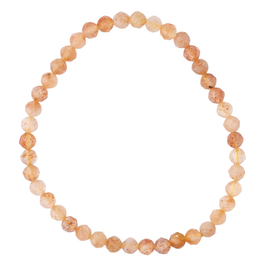 Radiate Positivity | Sunstone Energy Bracelet (4mm) - Crystal Nest