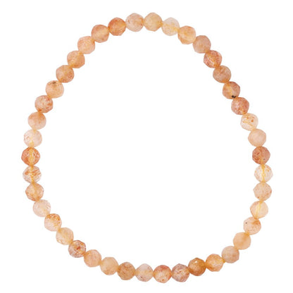 Radiate Positivity | Sunstone Energy Bracelet (4mm) - Crystal Nest