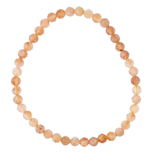 Radiate Positivity | Sunstone Energy Bracelet (4mm) - Crystal Nest