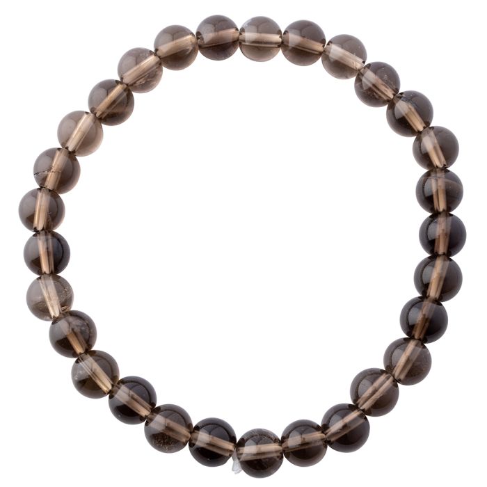 Smoky Quartz Bead Bracelet