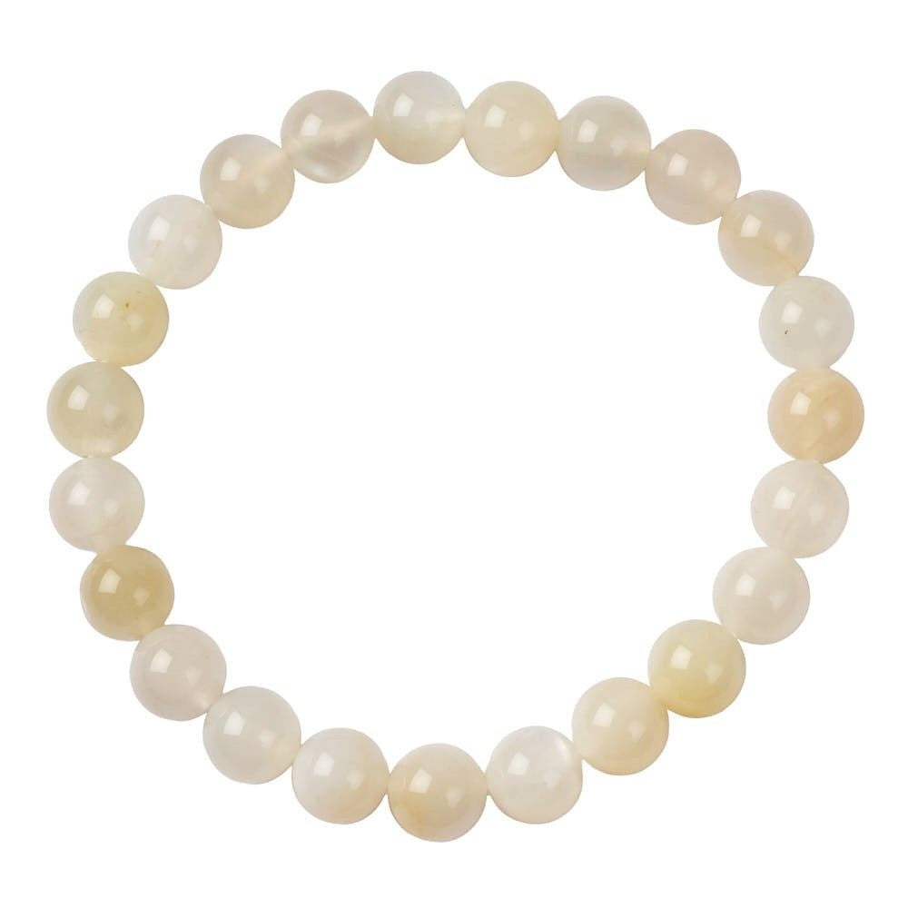 Moonstone Bead Bracelet