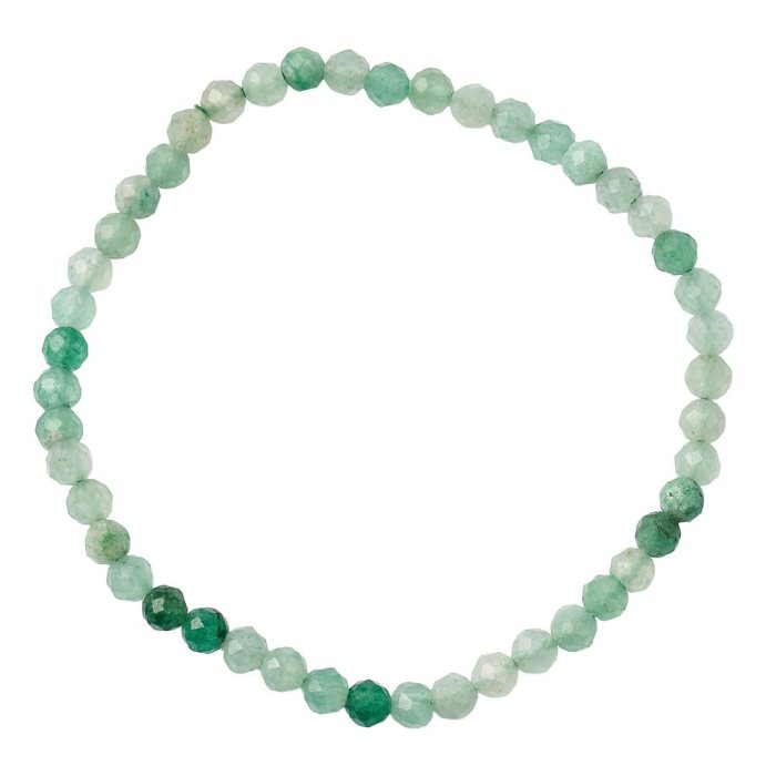 Invite Abundance | Green Aventurine Energy Bracelet (4mm) - Crystal Nest