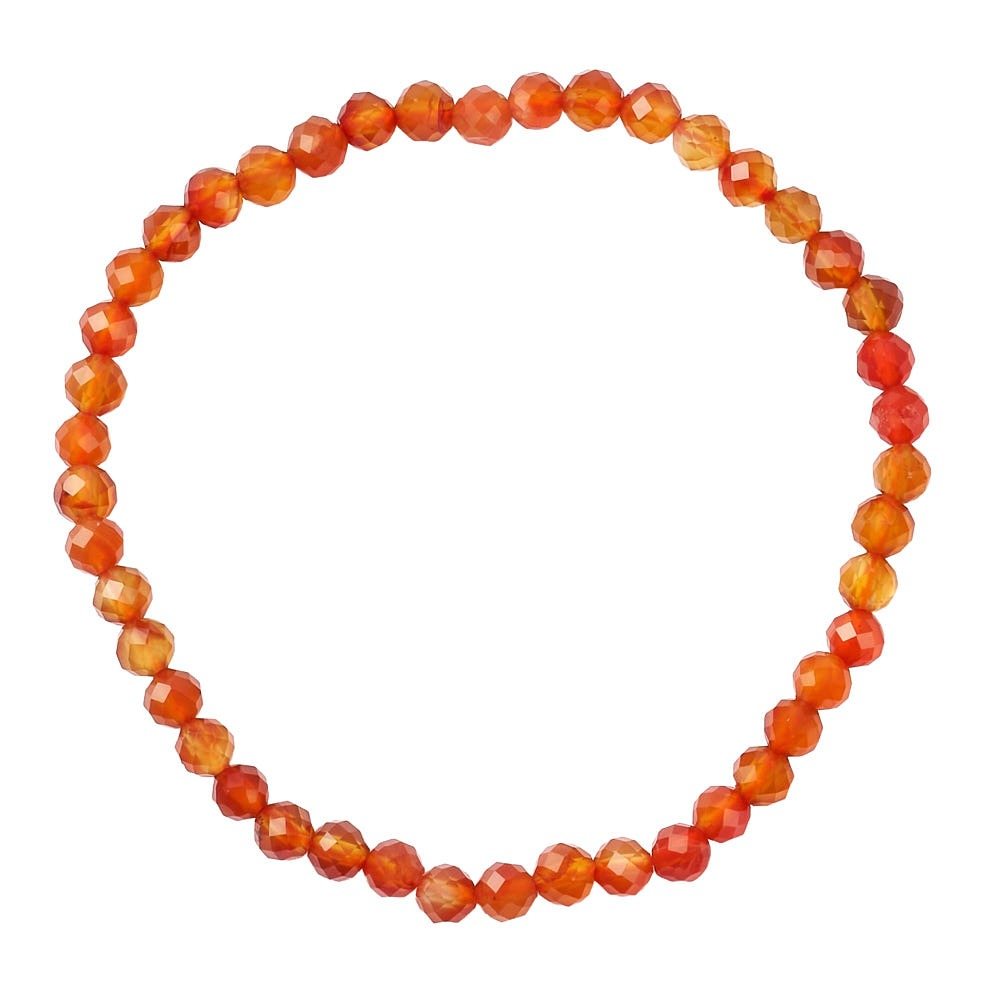 Ignite Your Energy | Carnelian Energy Bracelet (4mm) - Crystal Nest